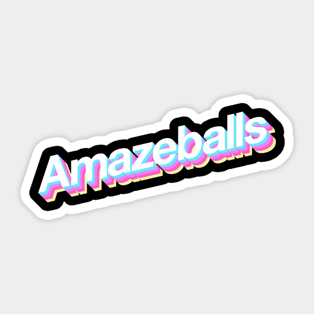 Amazeballs Sticker by Popvetica